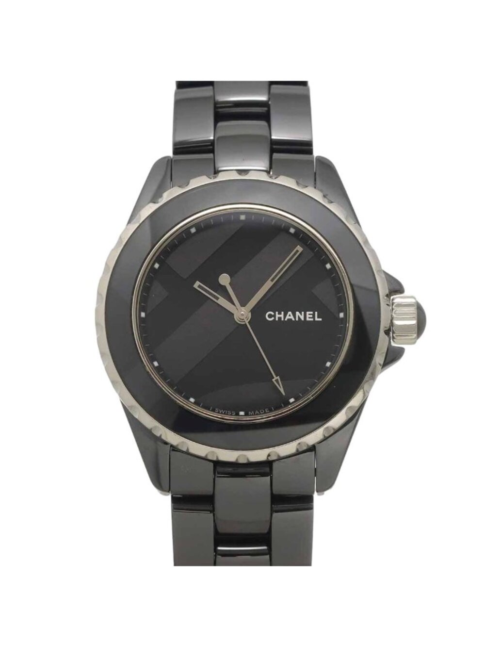 Chanel Untitled 38 Limited to Watch Date Black Ceramic Automatic Winding